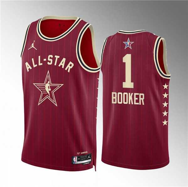 Men's 2024 All-Star #1 Devin Booker Crimson Stitched Basketball Jersey,We sell and wholesale Men's 2024 All-Star #1 Devin Booker Crimson Stitched Basketball Jersey on line form chian!